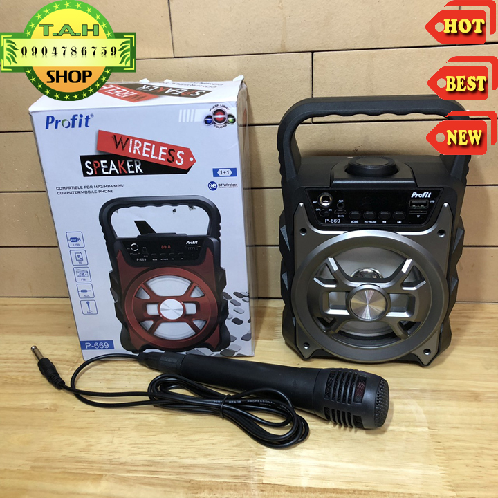 [HCM]Loa karaoke - Loa nghe nhạc hay - Loa Bluetooth mini xách tay Âm thanh tocực ấmkhông rè - Âm Bass rất chuẩn từng nốt nhạc GIÁ RẺ Shop Hung Phat