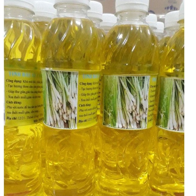 Tinh dầu xả chanh chai 500ml nguyên chất rất thơm