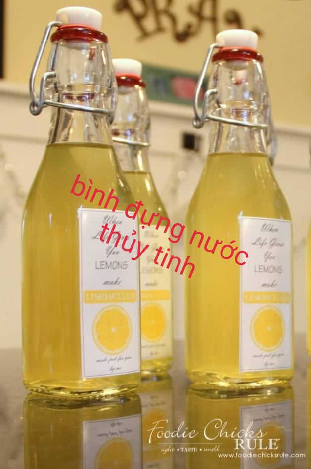 [HCM]combo 3 chai thủy tinh nút gài