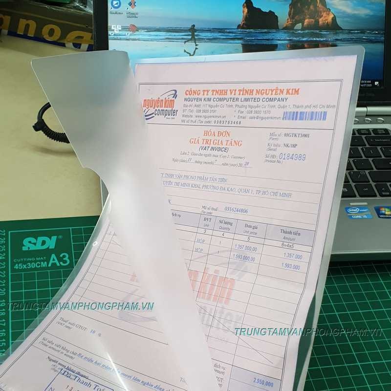 Xấp 10 cai bìa lá A4