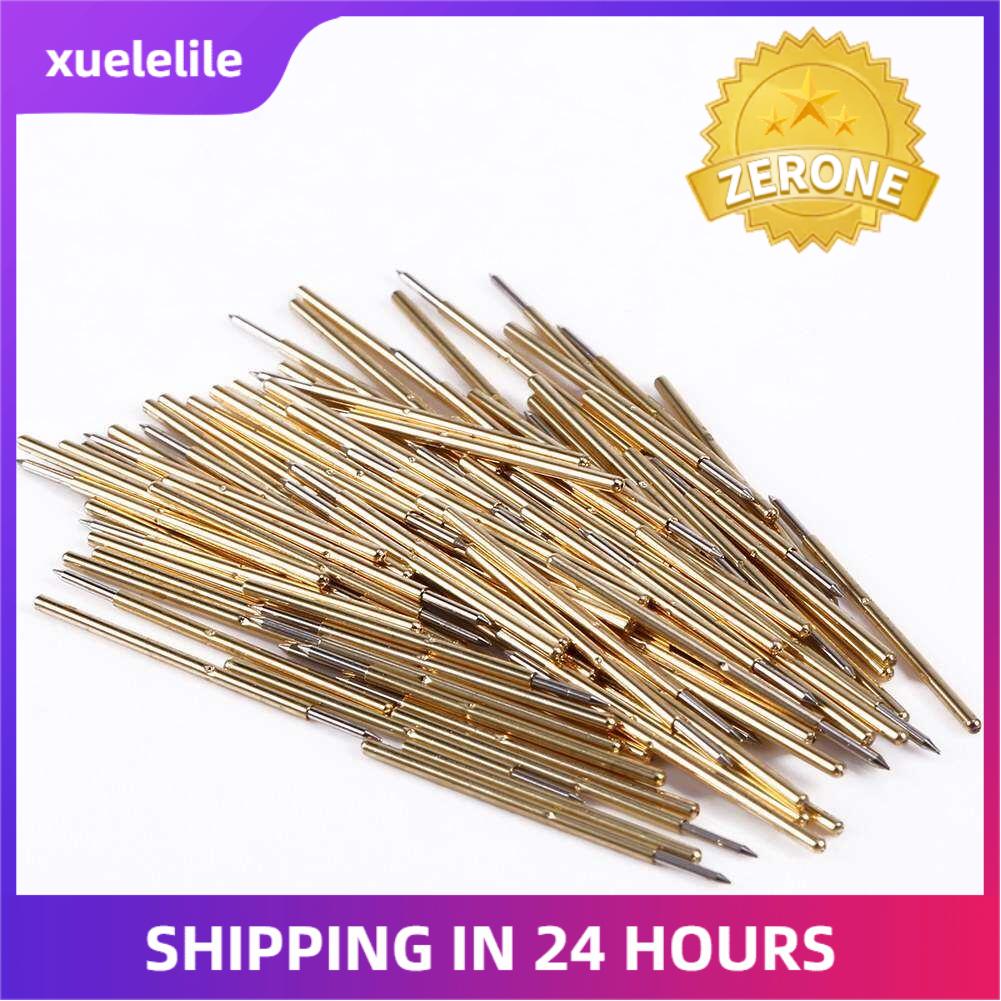 100x P50-J1/P50-B1/P75-B1/P75-E2/P100-E2 Spring Test Probe Round Pogo Pin Tools