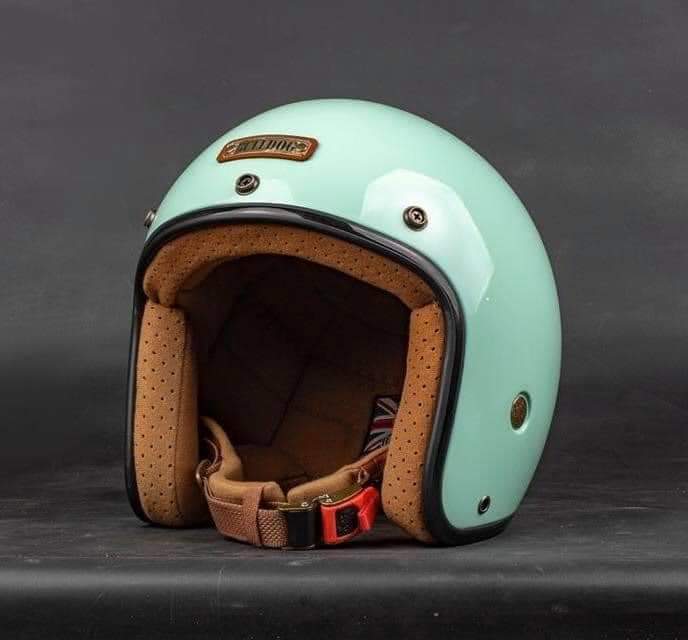 Mũ bảo hiểm 3/4 Bulldog Perro 4U tặng khăn trùm đầu