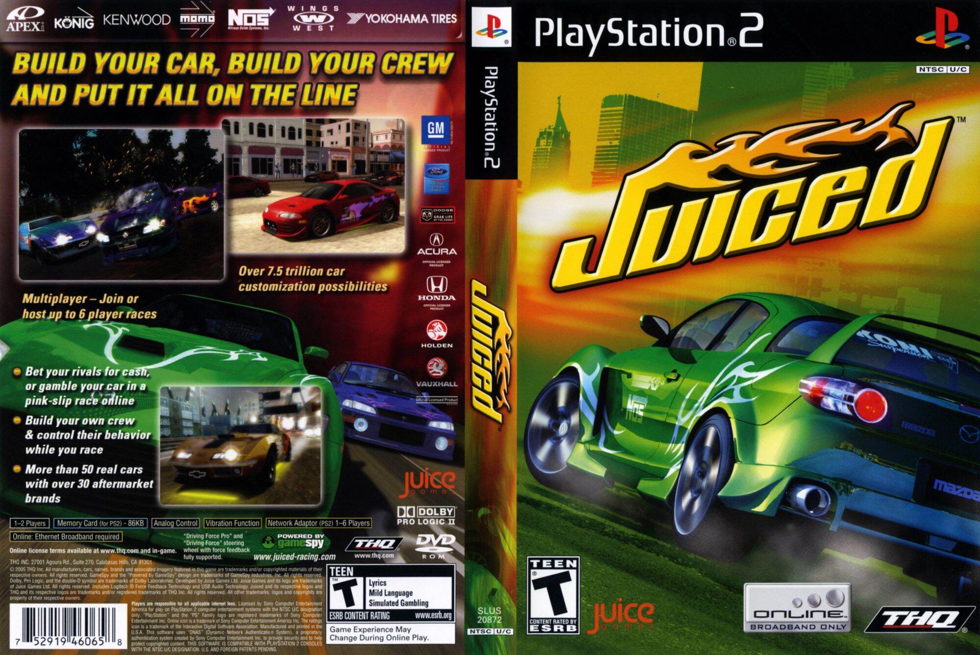 [HCM]game ps2 đua xe hơi juiced