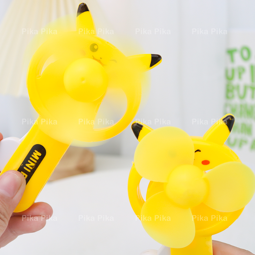 Quạt cầm tay Pikachu mini tiện dụng dễ thương cute TooYoo BK00615