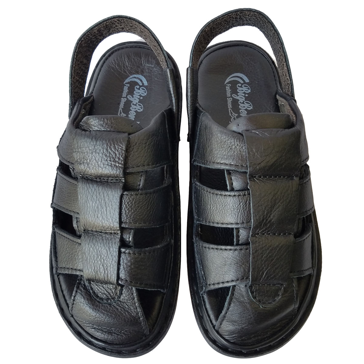 Giày sandal nam bít đầu biggben da bò thật sdb76