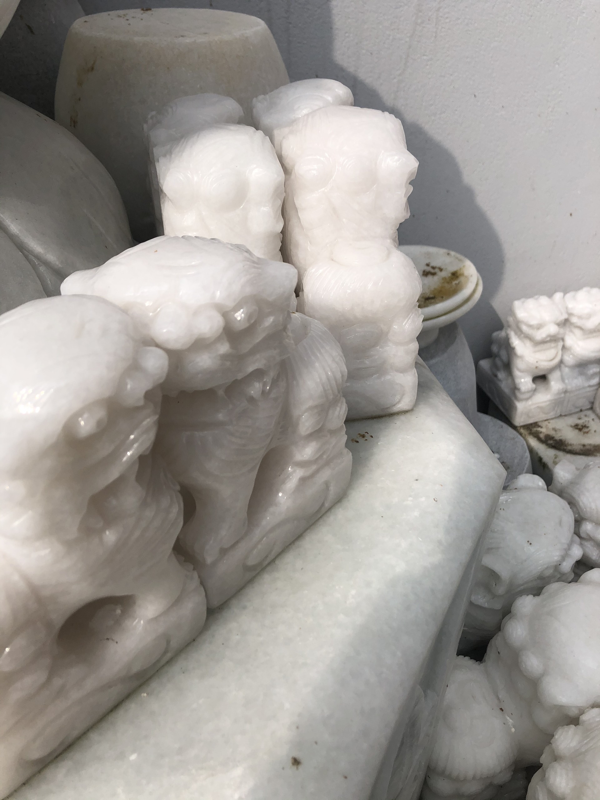 [FreeShipping Max] 20cm pair of Feng Shui unicorn head loose