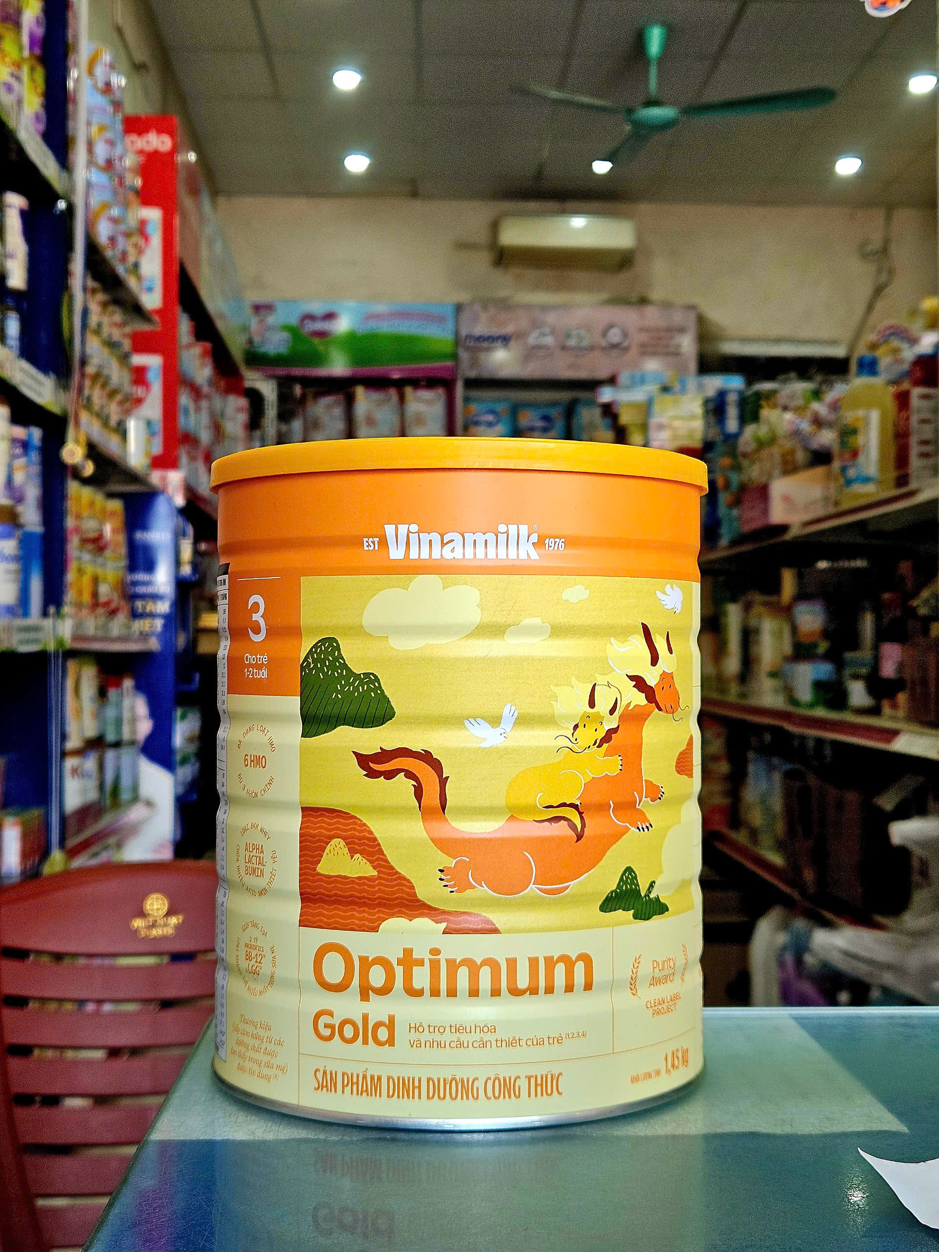 Combo 2 Lon Sữa Optimum Gold 3, Gold 4 1,45kg Optimix [HSD mới nhất]
