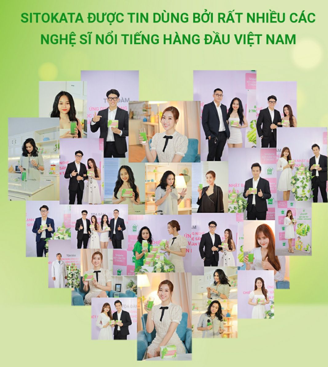 [HCM]Bột cần tây sitokata sấy lạnh chính hãng (1 hộp 20 gói)