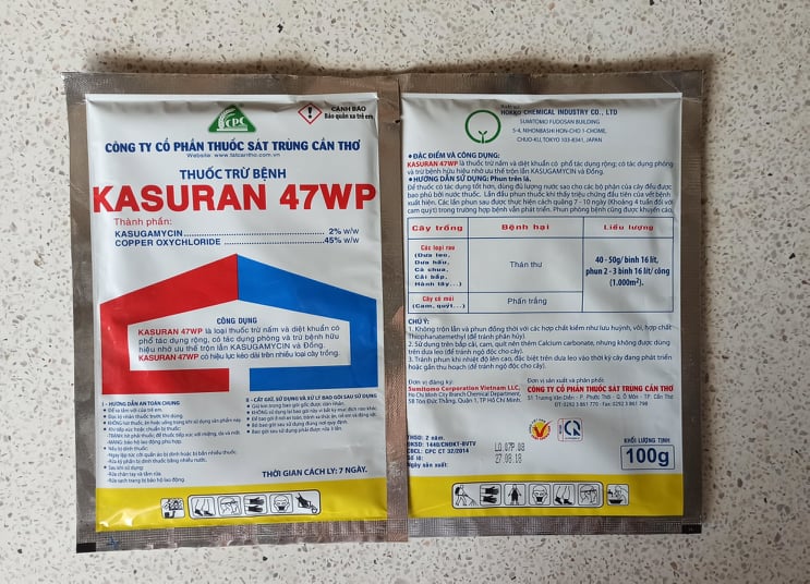 Thuốc trừ bệnh KASURAN 47WP - gói 100g