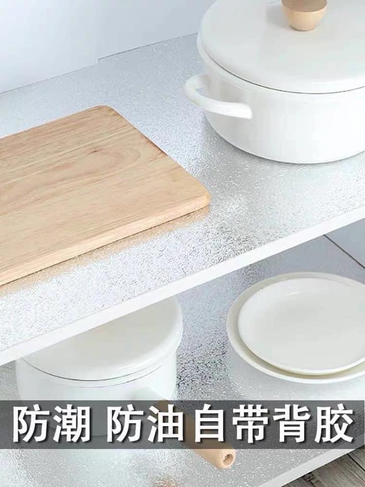 Combo 3 cuộn giấy Dán Bếp Tráng Nhôm Cách Nhiệt (3 Mét Dài x 0.6 Mét Rộng)