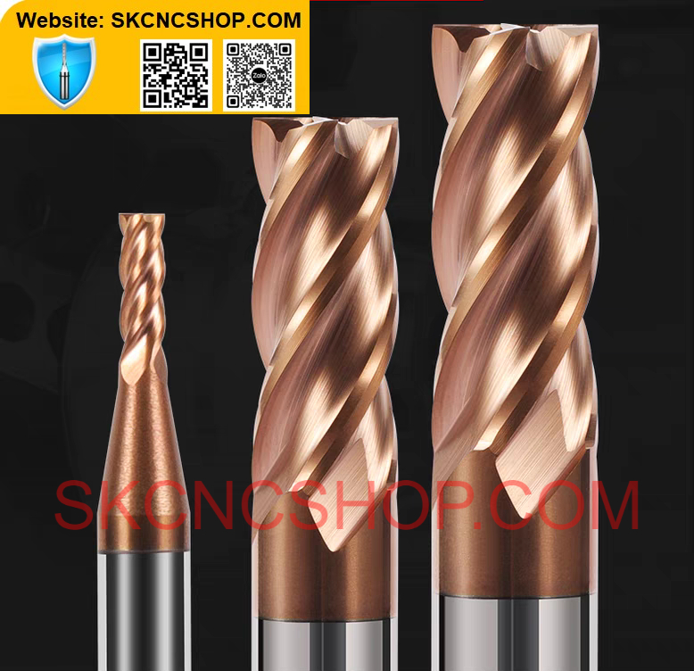 Mũi dao phay Kim loại 4 ME - ENDMILL - HRC55 - SK CNC SHOP