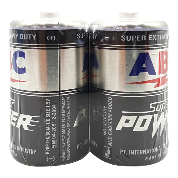 Vỉ 2 pin abc super power d sh-d2s