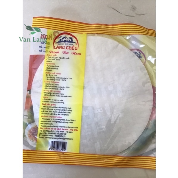 Bánh đa nem làng chều gói 15 lá