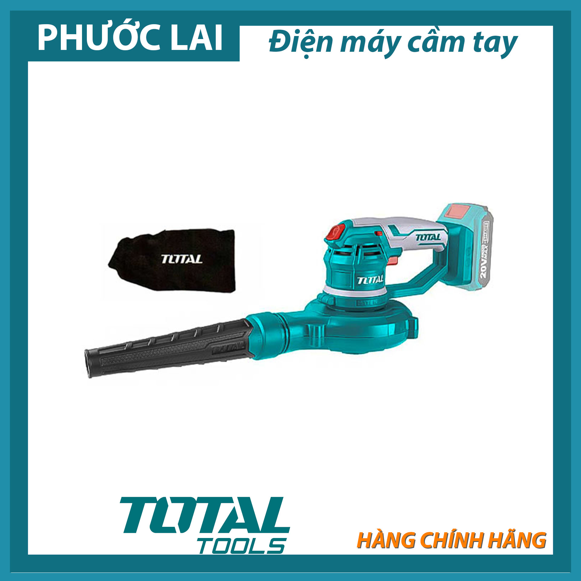 Máy thổi bụi dùng pin 20V Total TABLI2001