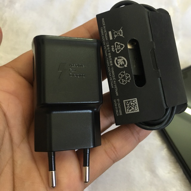 Bộ sạc nhanh dùng cho Samsung A51 (Cam Kết Sạc ZIN) (Adaptor Trắng nhám + Cable chuẩn type C) (Fast Charging)