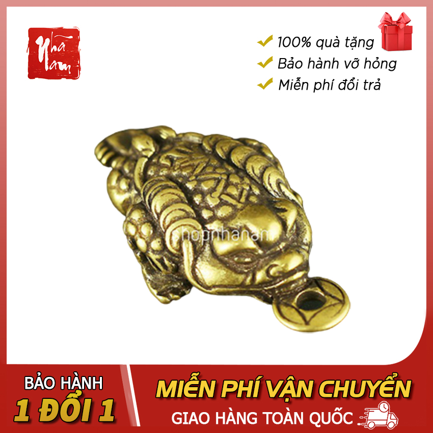 Tượng đồng phong thủy thiềm thừ cóc tài lộc, trang trí vật phẩm phong thủy - Phong Thủy Nhã Nam