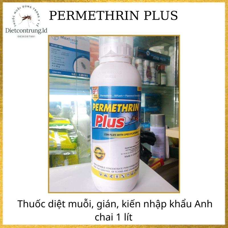 PERMETHRIN PLUS - 1000ml diệt côn trùng nhập khẩu Anh