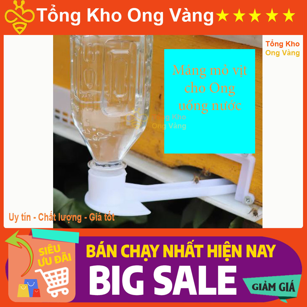 Máng mỏ vịt cho ong uống nước