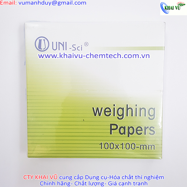 Giấy cân mẫu hộp 500 tờ .