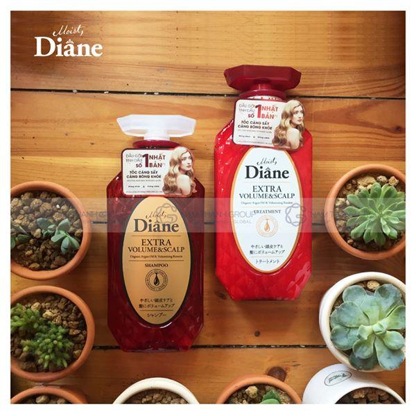 Dầu gội Moist Diane Extra Volume & Scalp Nhật Bản 450ml