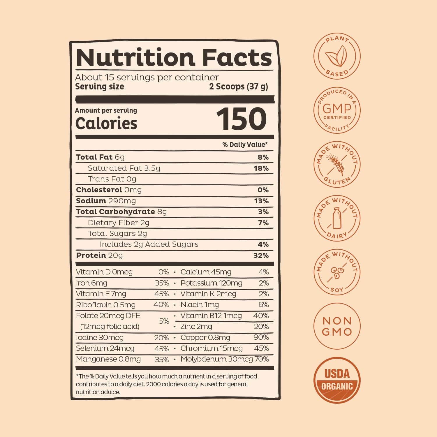 Bột KOS Salted Caramel Coffee Protein Powder 555g