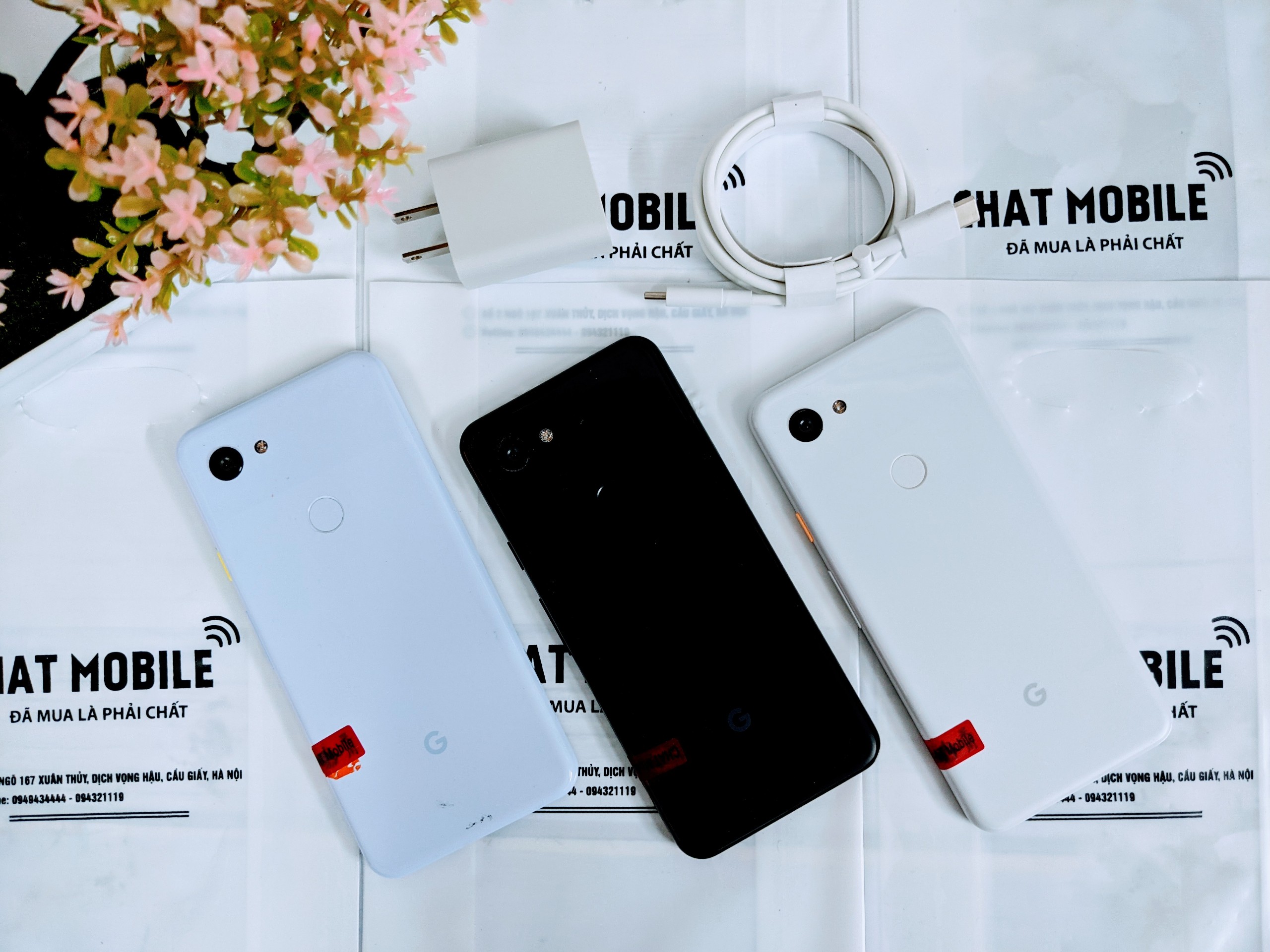 Điện thoại Pixel 3a quốc tế 2 sim, đẹp 98,99% OLED5.6"Full HD+ - chatmobile