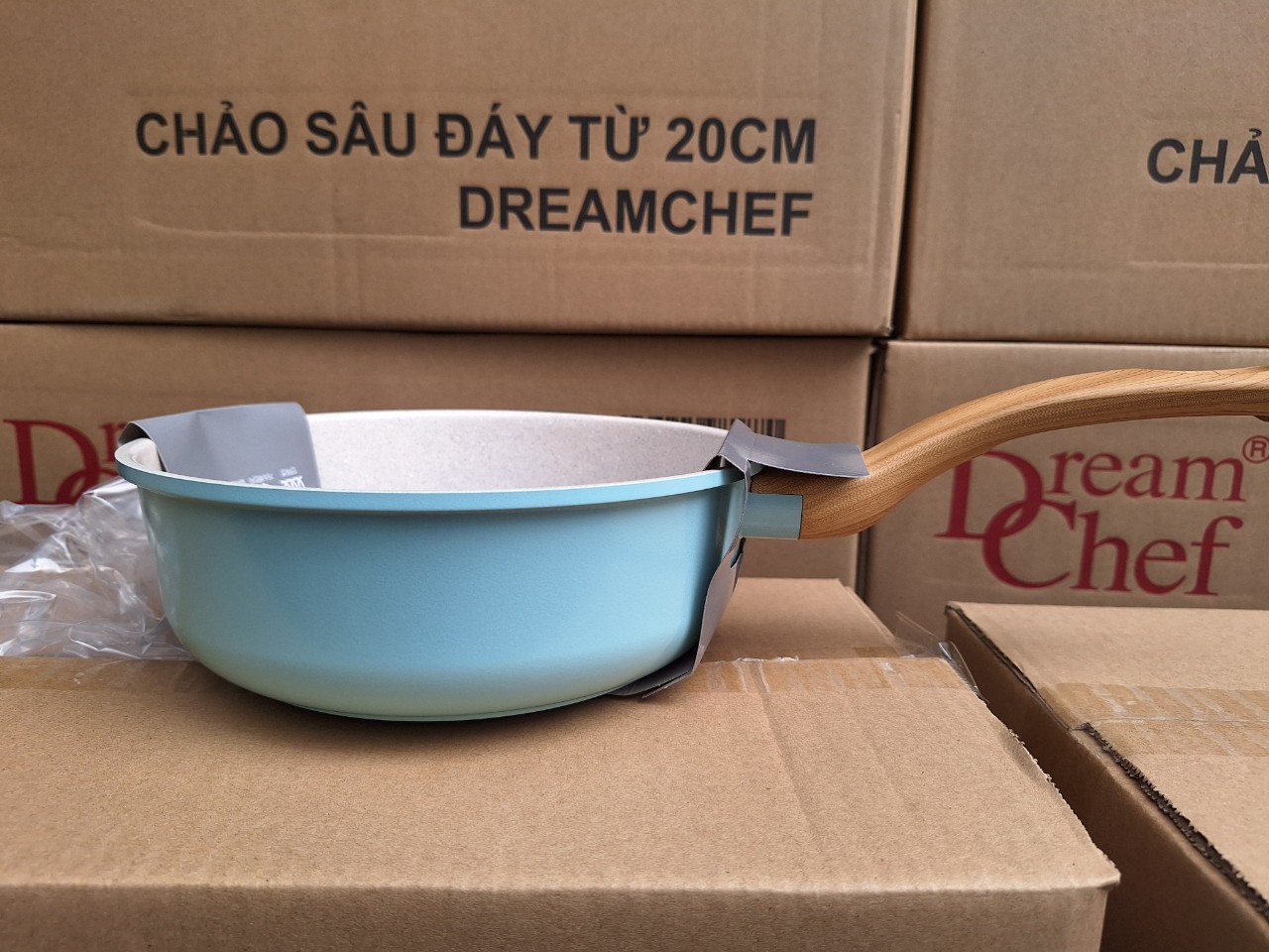 Chảo Đá Sâu Lòng Ecoramic/Dreamchef 20cm