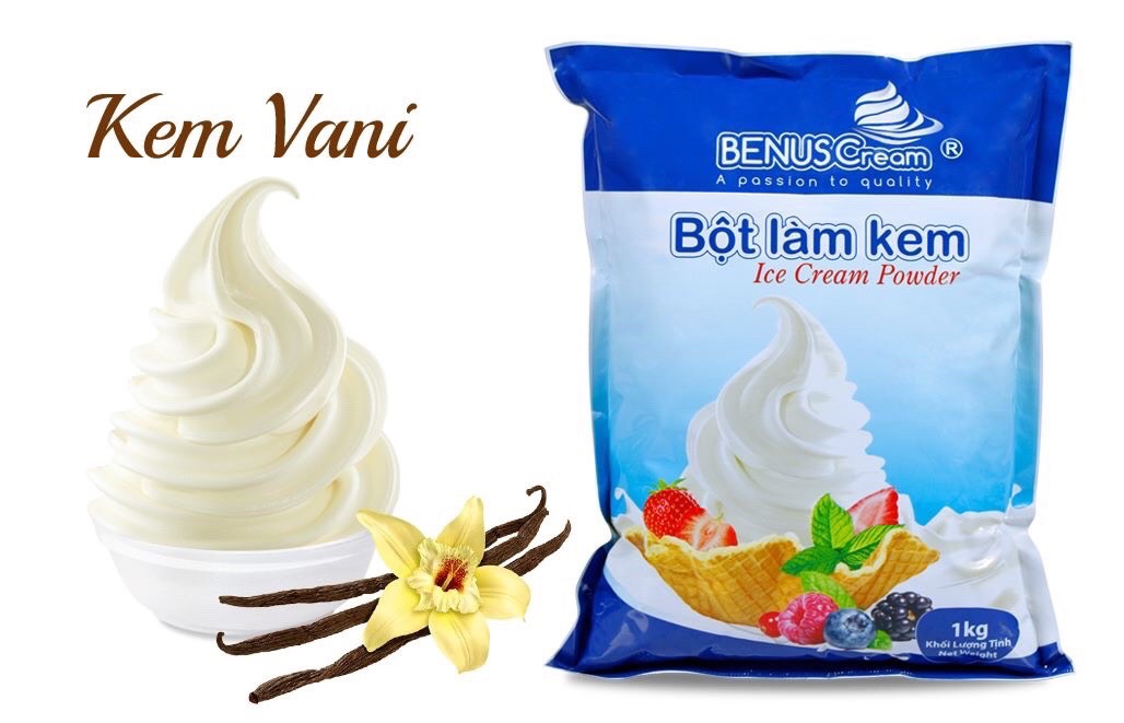 Bột Làm Kem Tươi  Hương Vị Vani
