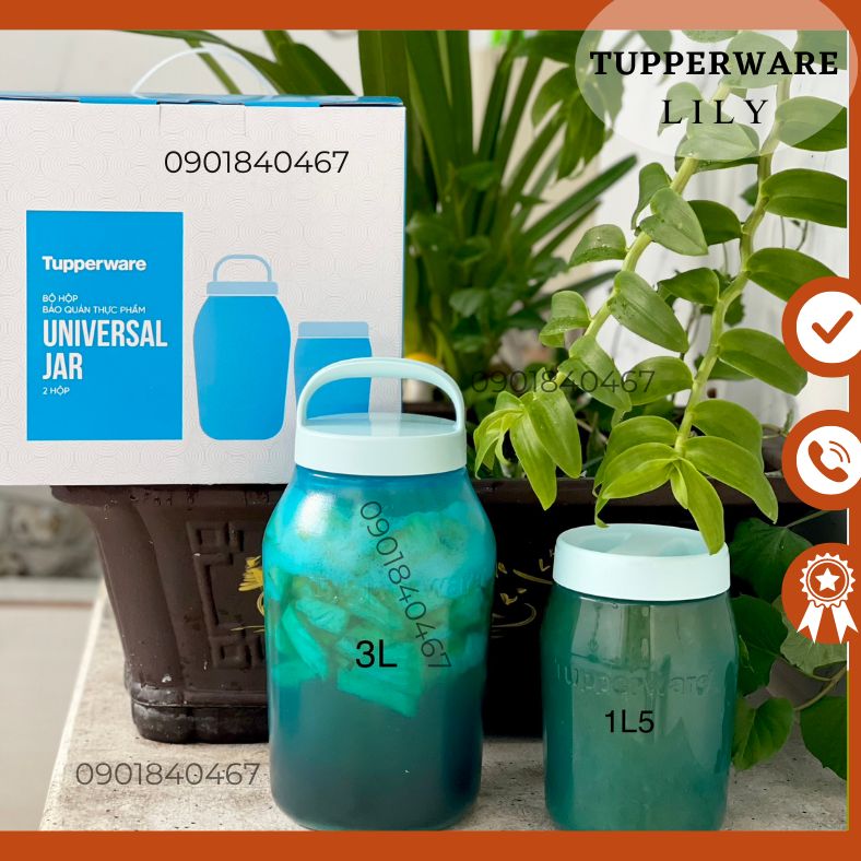 BỘ HỘP NGÂM UNIVERSAL JAR 2 HỘP - TupperwareLiLy