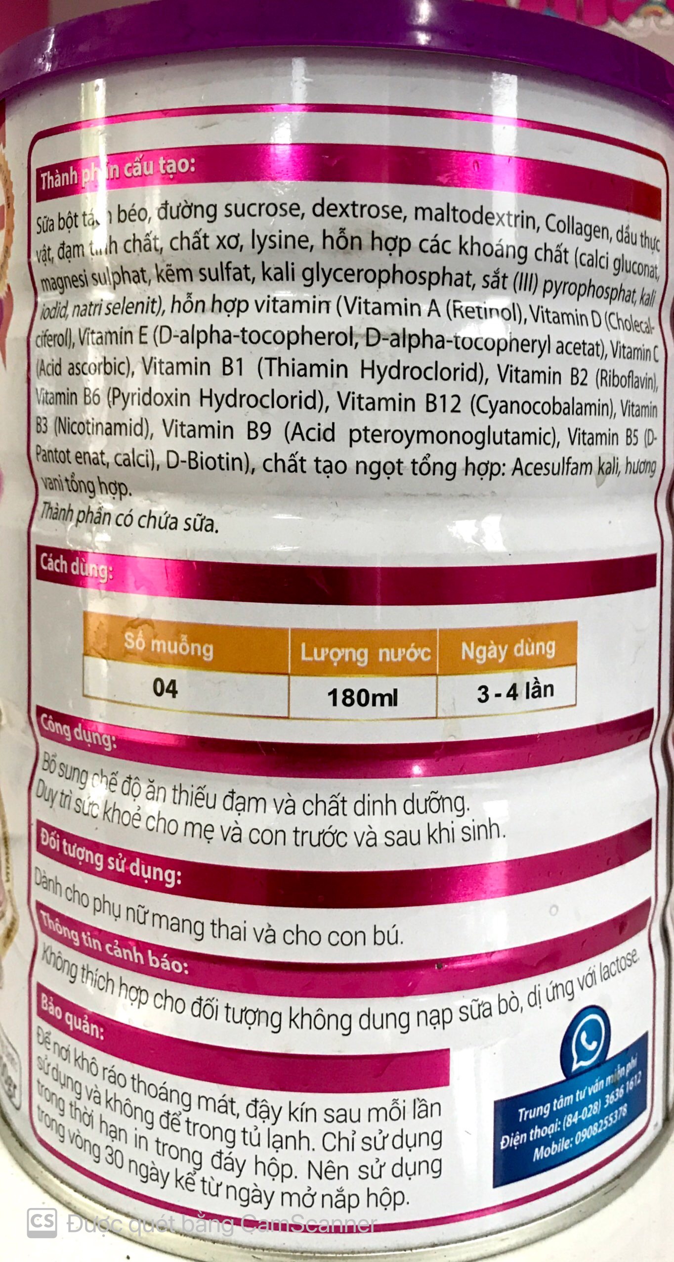 SỮA BÀ BẦU OPTI MUM