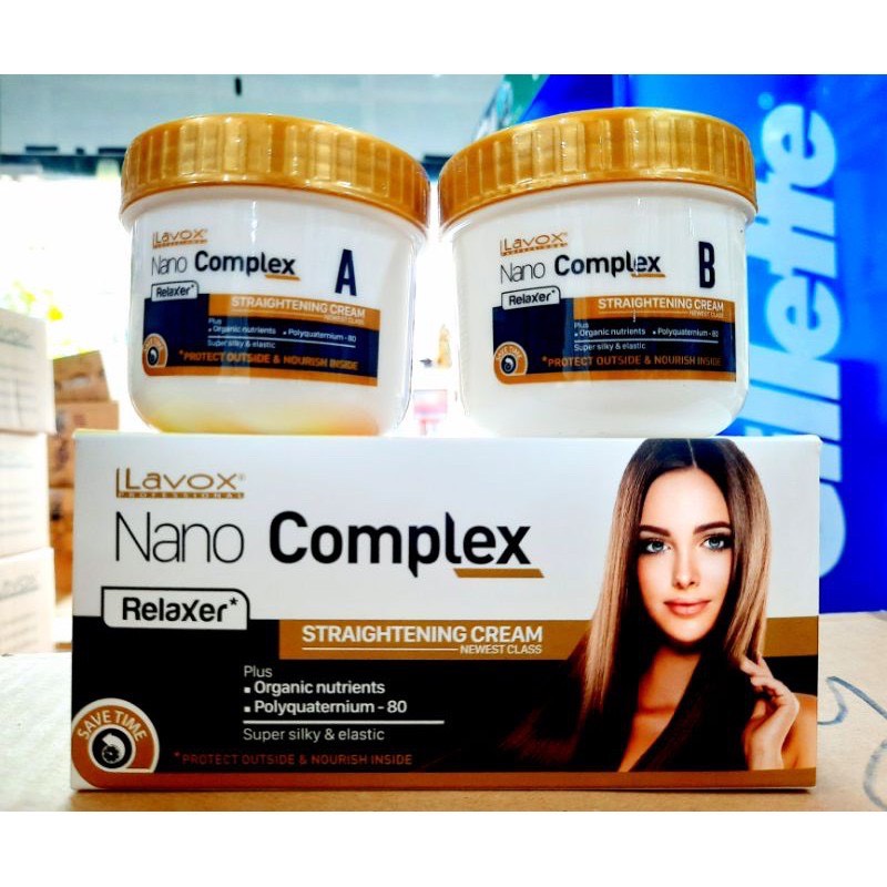 Thuốc duỗi tóc Lavox Nano COmplex 150mlx2