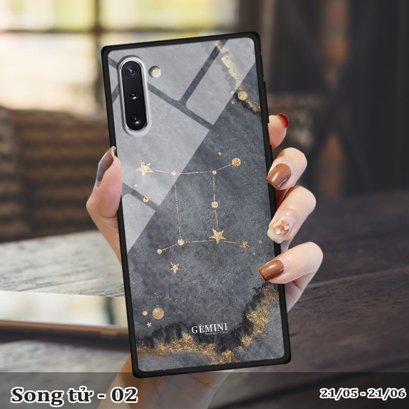 Ốp kính SAMSUNG NOTE 10 in cung hoàng đạo