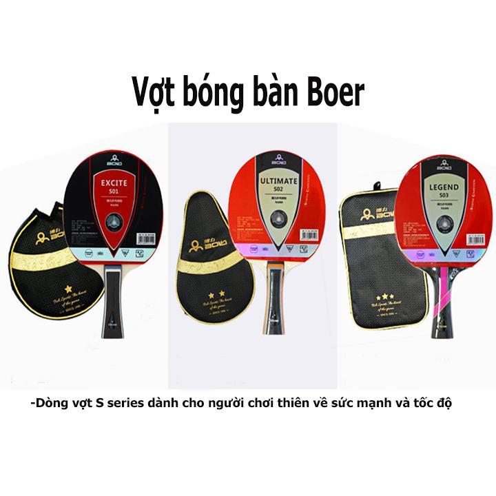 [HCM]Vợt bóng bàn Boer S01 tặng 2 bóng