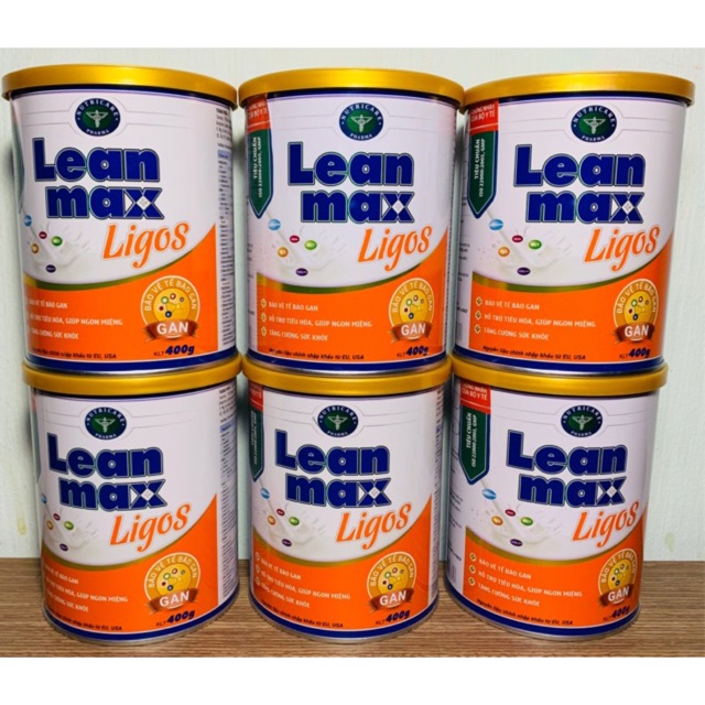 [HCM]LEAN MAX LIGOS (SỮA BỘT BẢO VỆ TẾ BÀO GAN) 400g
