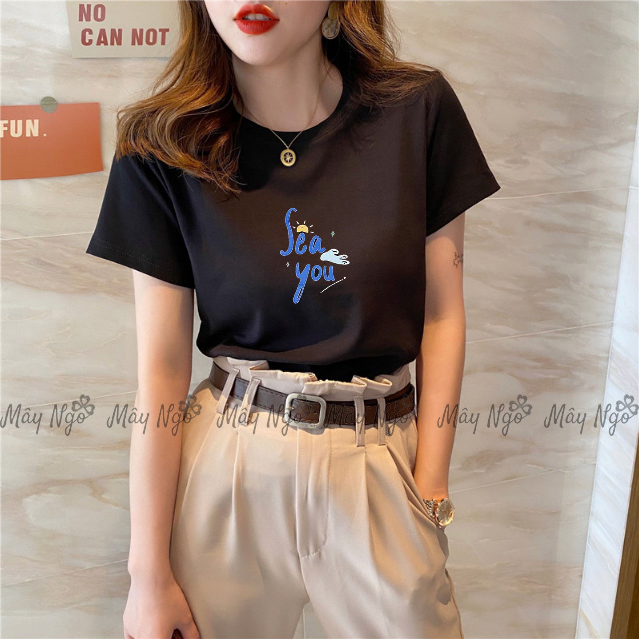Áo thun nữ thun thái cao cấp hàng xịn vải mát