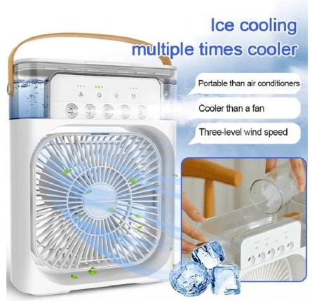 Quạt Điều Hòa Phun Sương Mini Để Bàn Mát Lạnh.