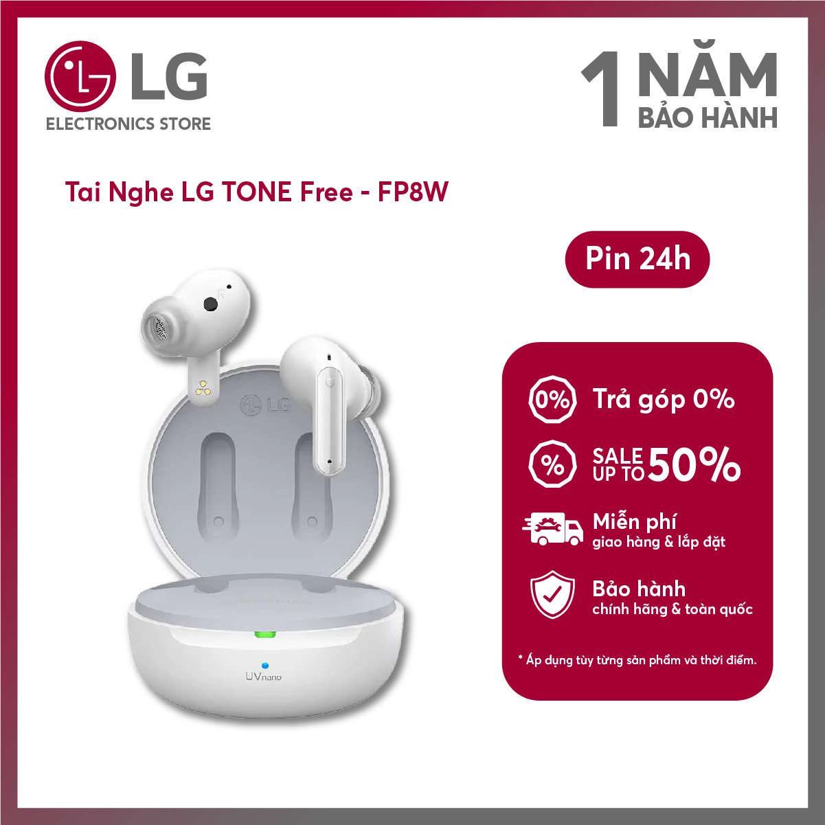 Tai nghe LG TONE Free FP8