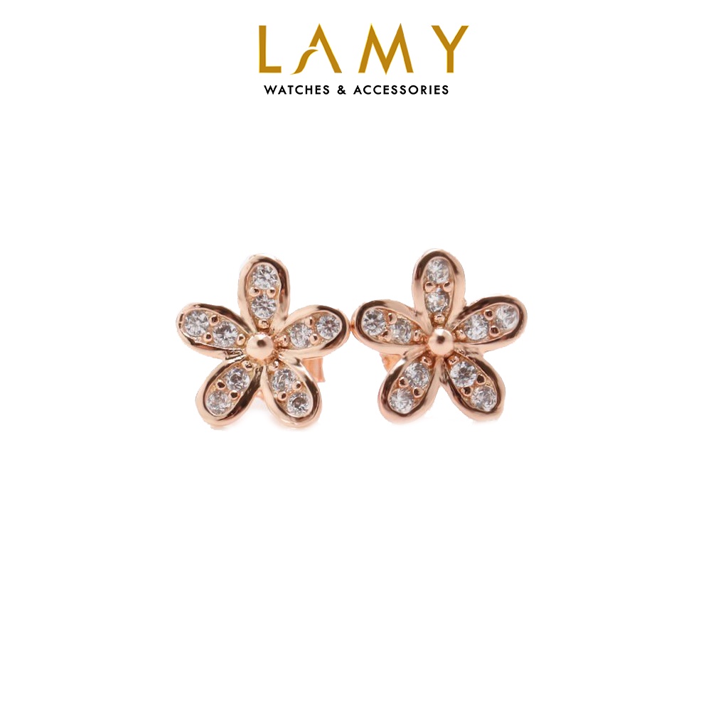 Khuyên tai nữ cde moments earrings cde3033rg - khuyên tai bạc cao cấp s925 ale