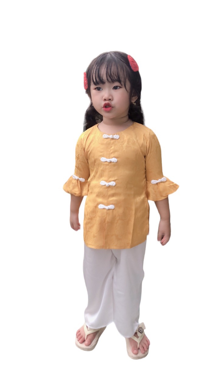 ÁO BÀ BA CÁCH TÂN CÚT TÀU MẸ VÀ BÉ
