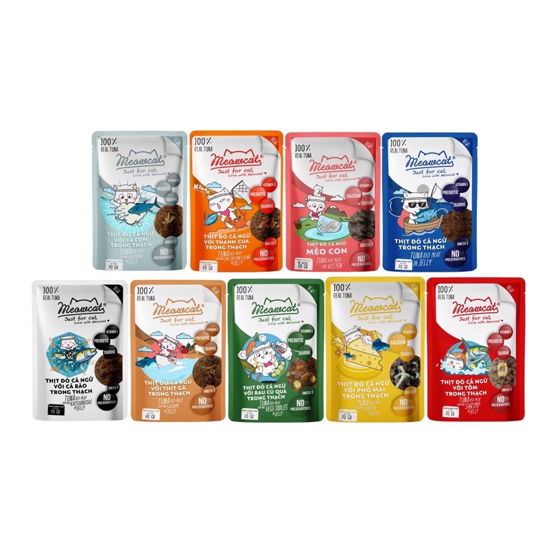 Pate Meowcat - Thức ăn ướt cho mèo Gói 70gr