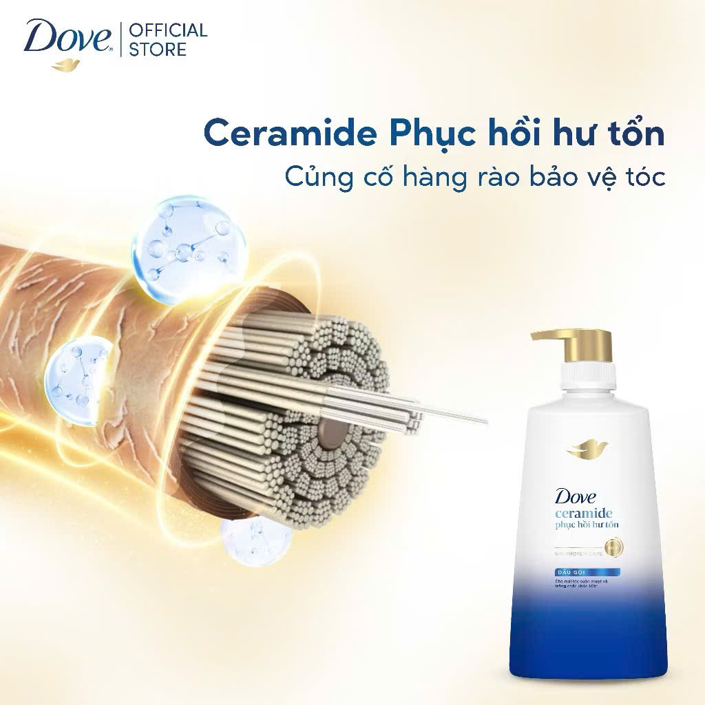 Dầu Gội DOVE Phục Hồi Tóc Hư Tổn 880G