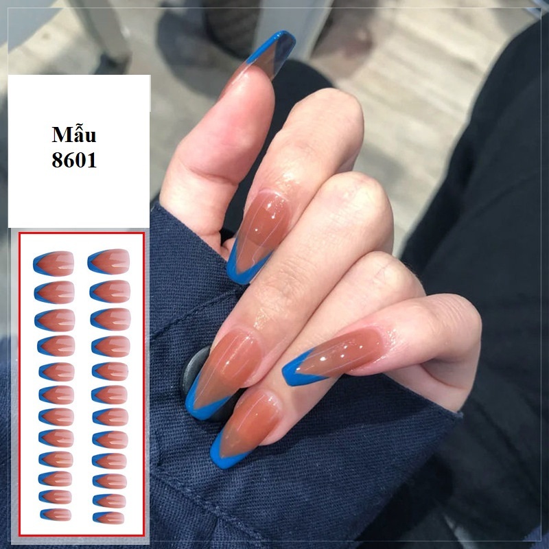 Set 24 móng tay giả dài giá rẻ