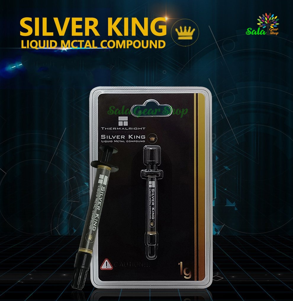 Keo tản nhiệt Thermalright SILVER KING 1g Thermalright Liquid Metal Thermal Paste 79 W/mK