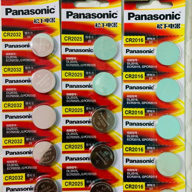 Pin Panasonic CR2032 3V Lithium - Pin cúc khuy áo