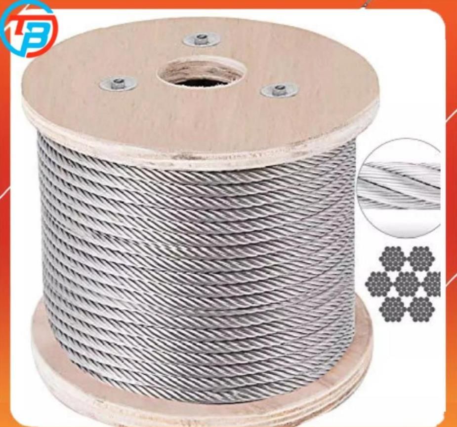 100 meters stainless steel 304 1.5mm making seamless exposed smart, rope clothesline, lashing items indoor and outdoor.