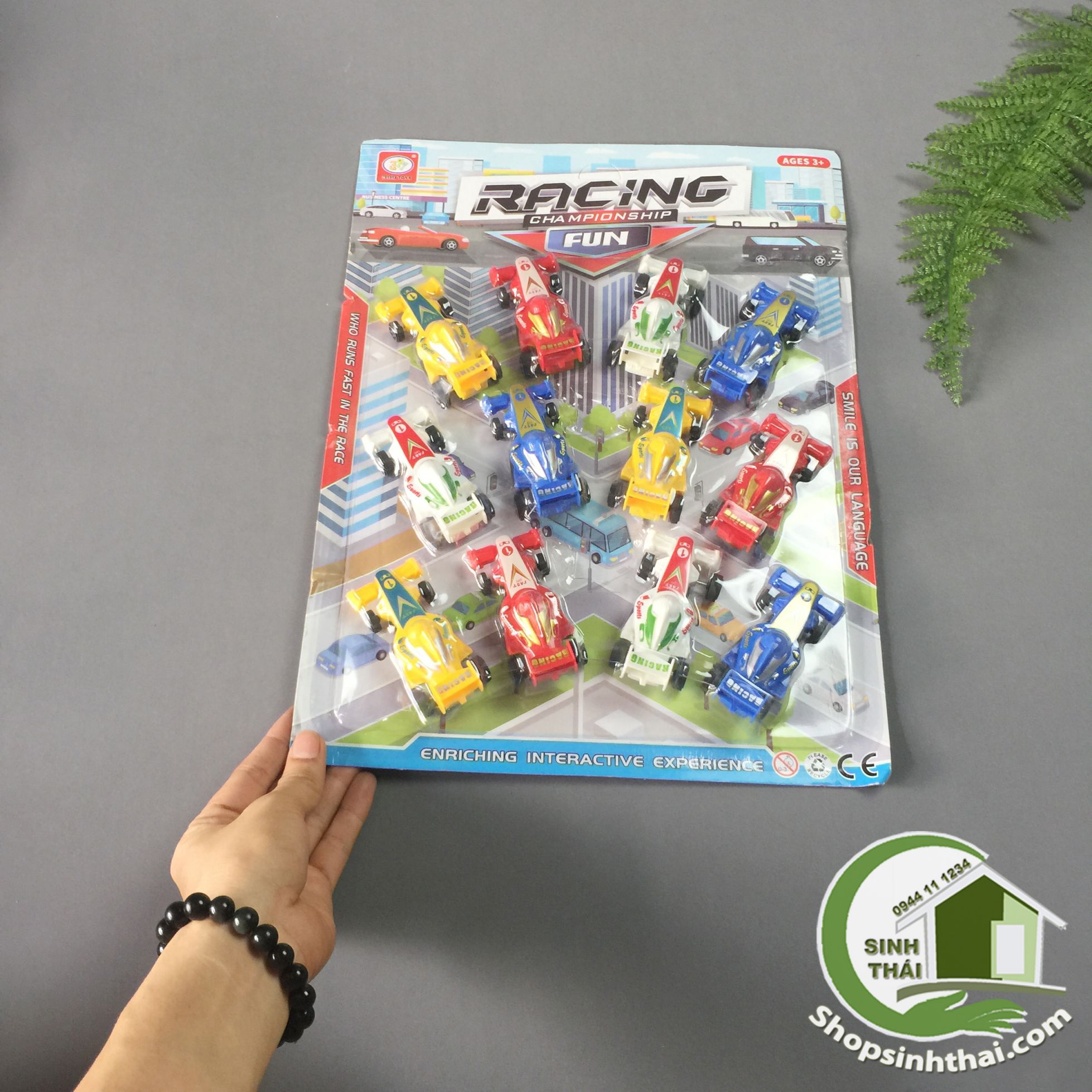 [HCM]Vỉ xe đua 12 chiếc (29 x 38cm)