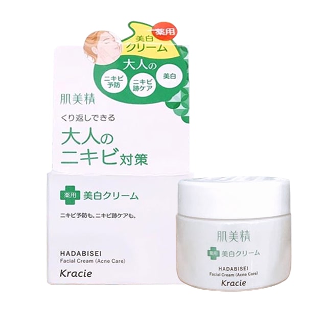 Kem Dưỡng Da Mụn Kracie Hadabisei Facial Cream