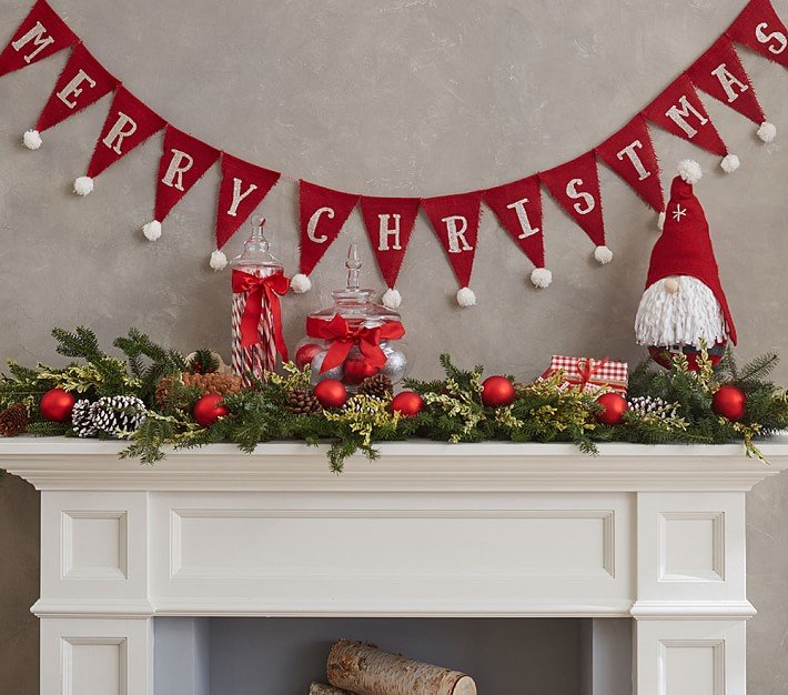 Dây cờ Merry Christmas banner dcxm12