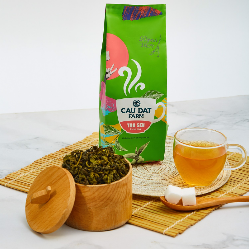 [Cầu Đất Farm]TRÀ SEN CẦU ĐẤT GÓI 100G