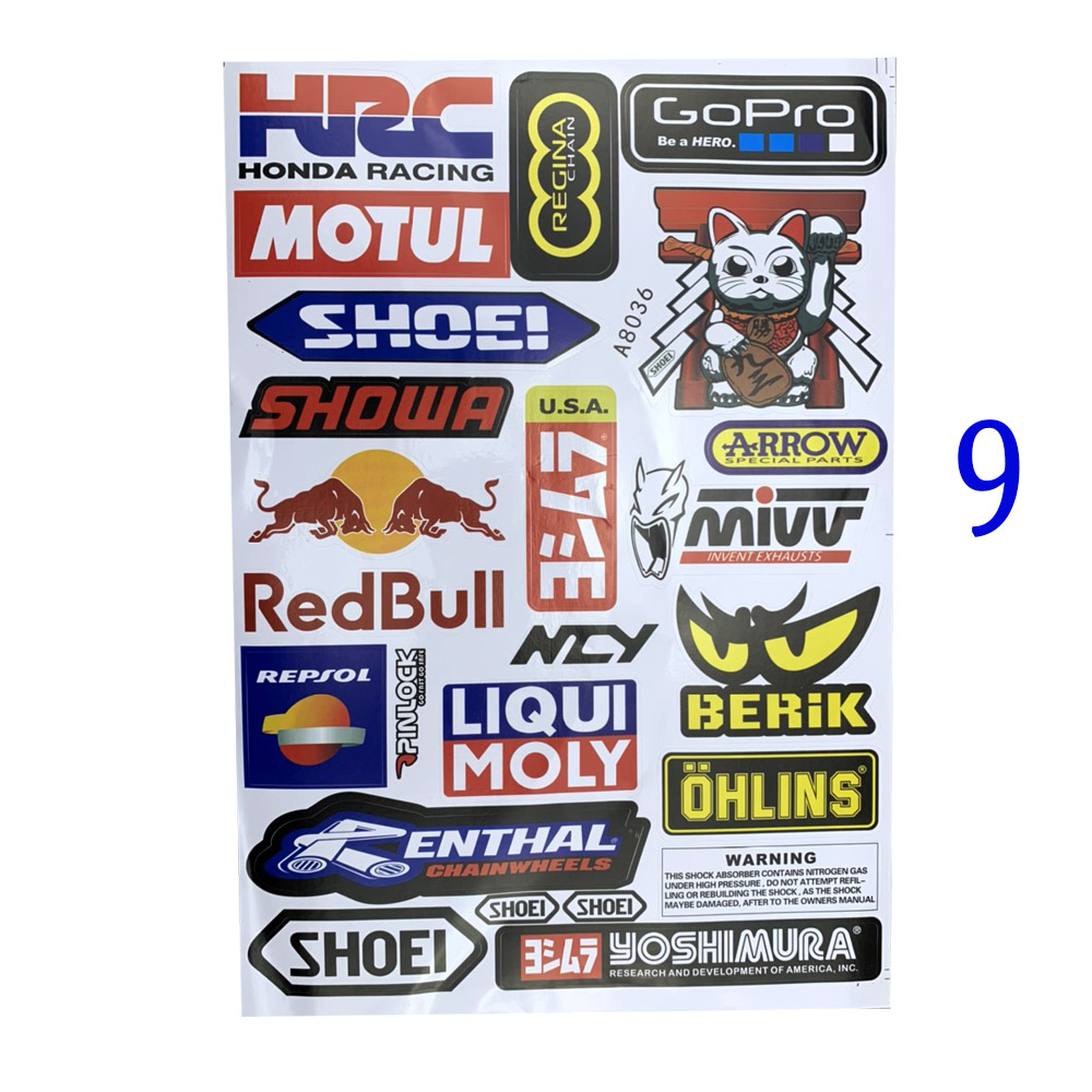 [HCM]Tem Dán Xe Máy  Decan  Logo  [ Chọn mẫu ]